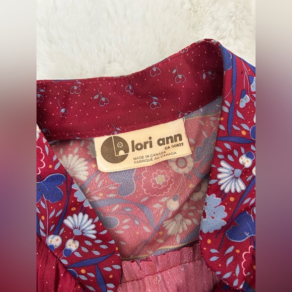 VINTAGE 70s Lori Ann Belted Dress - Picture 7 of 9